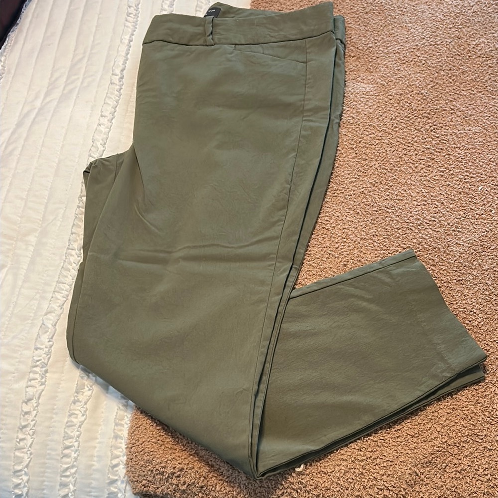The Limited Green Ankle Pants Versatile Rayon Blend
